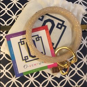 O-Venture Gold Confetti Silicone Big O Key Ring